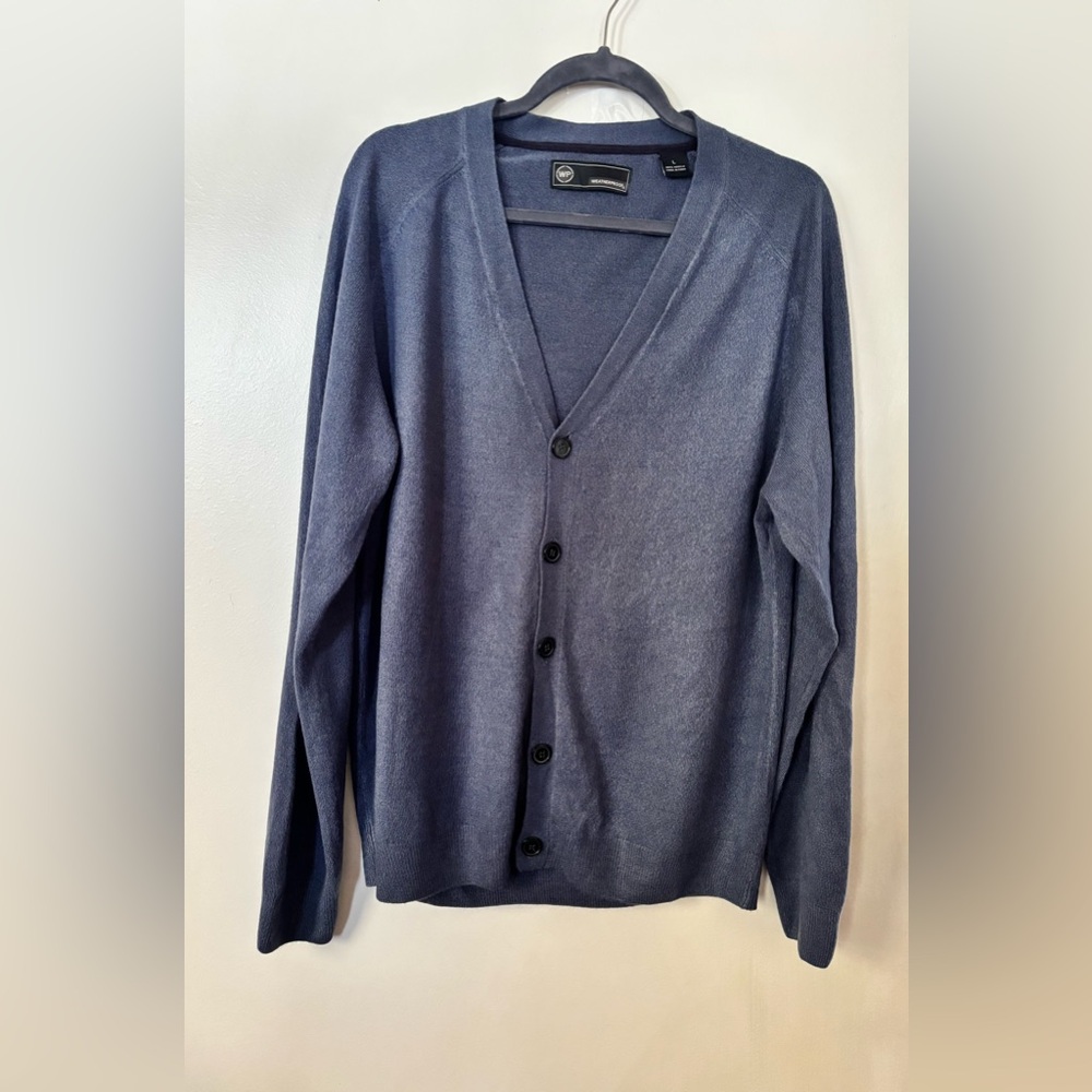 VTG, Mr. Rogers, Grandpa, Weatherproof Men's  Front Button Cardigan Size L
